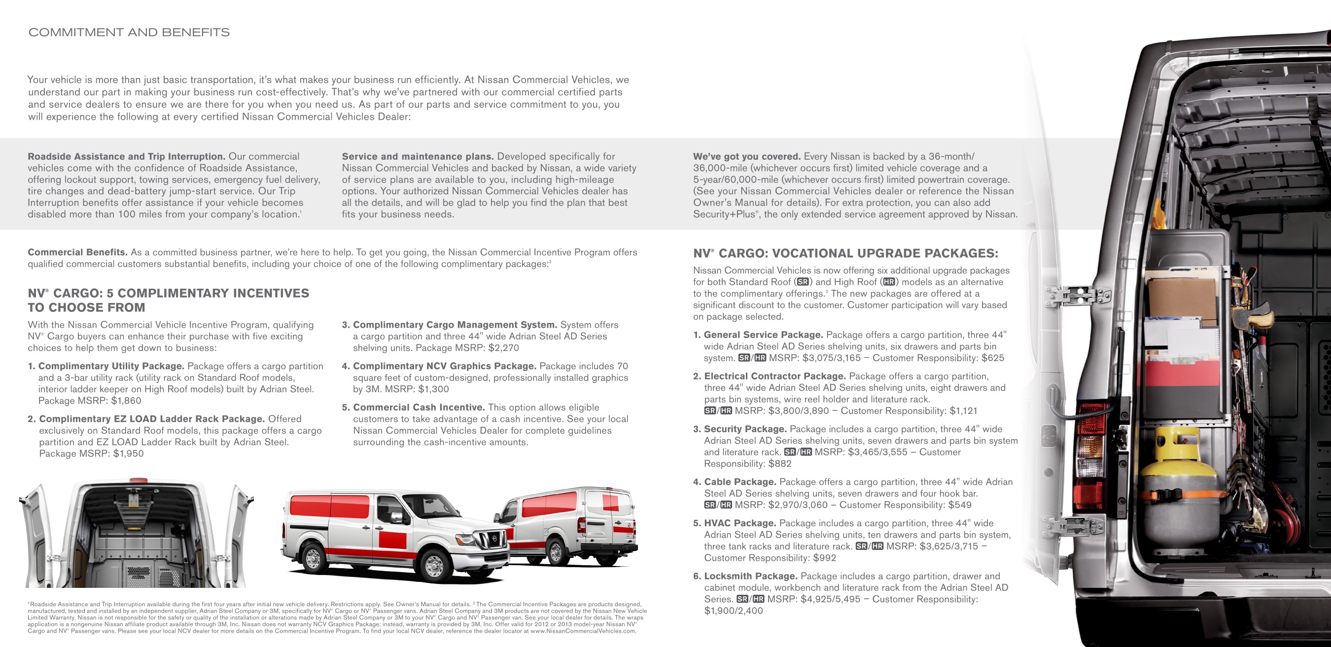 2013 Nissan NV Cargo Brochure Page 13